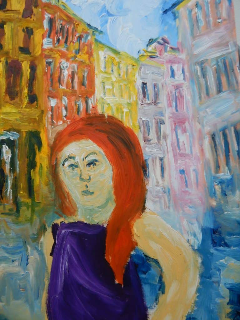 Mel O'Dea artist faces series 1