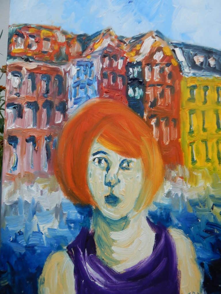 Mel O'Dea artist faces series 5
