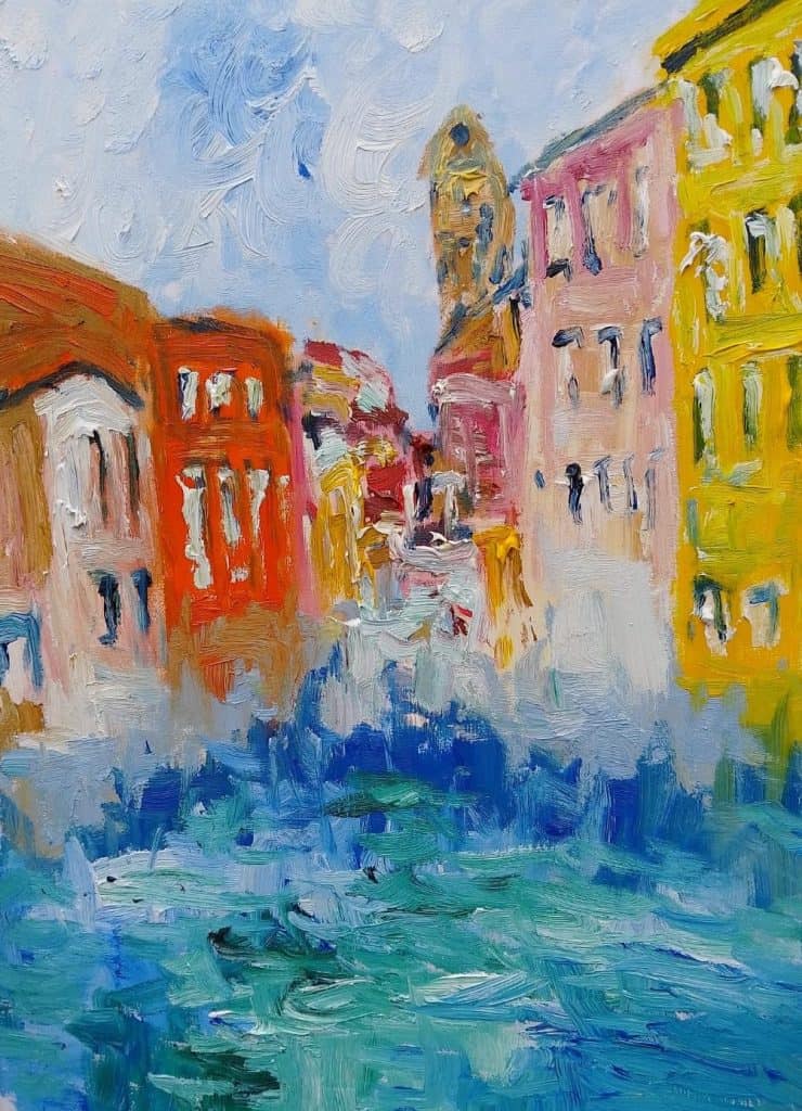 Venice Abstract by Mel O'Dea
