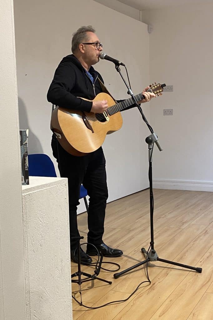 Music at the book launch Mallow