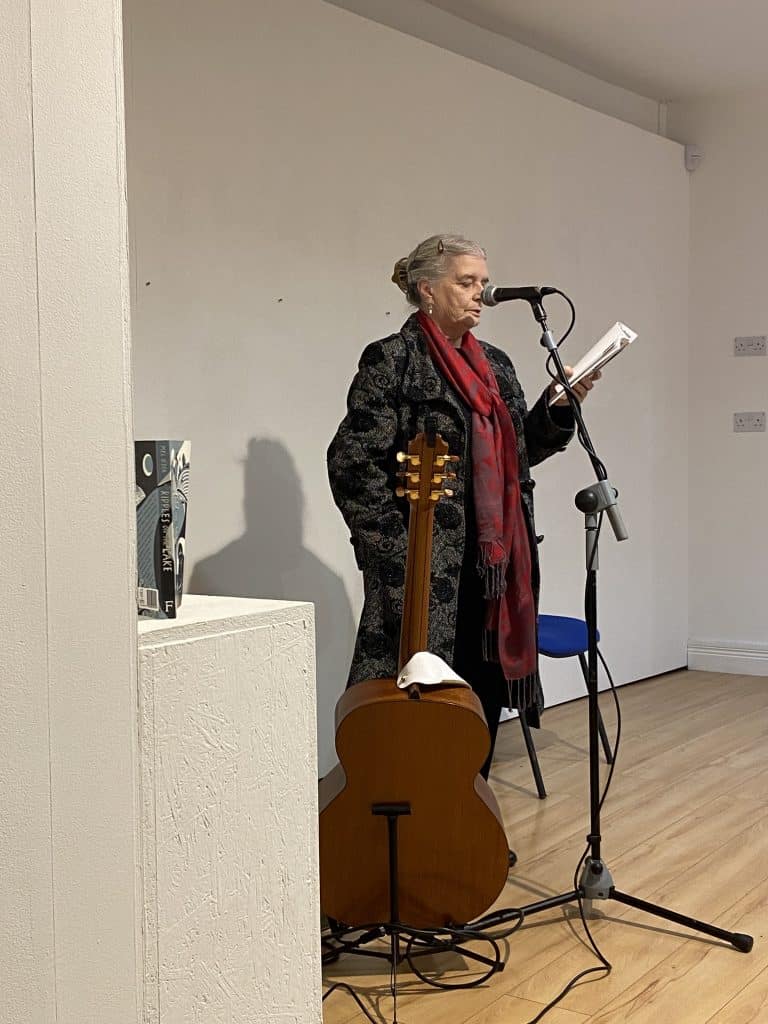 Poetry reading at the Ripples on the Lake book launch