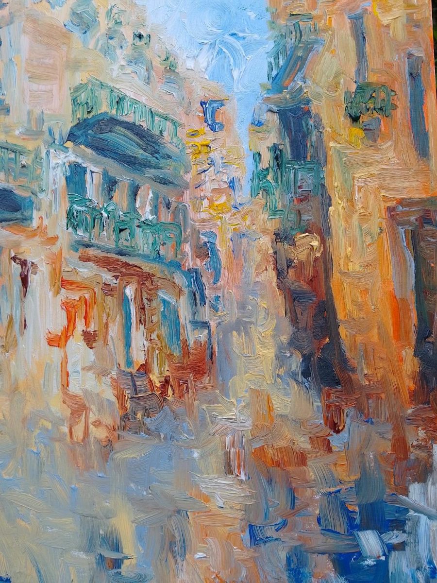 Mel O'Dea Painting old city 3
